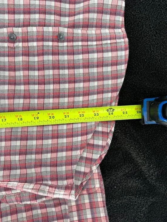 Pendleton Womens Red & White Long Sleeve Plaid Button-Up Shirt Size S - Picture 8 of 12